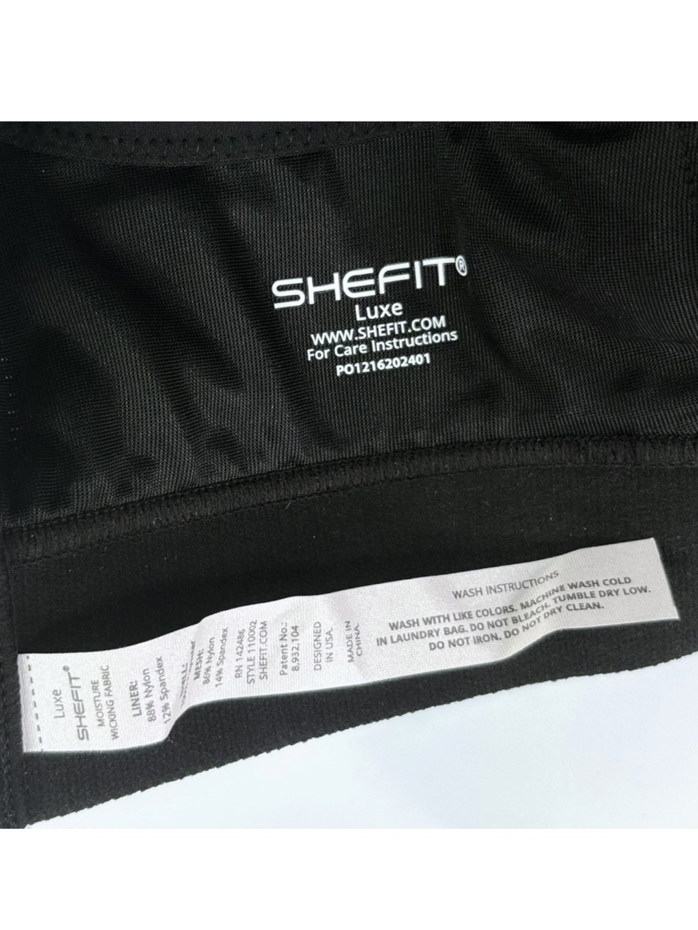 SHEFIT Ultimate Sports Bra sz Luxe * High Impact Running Bra No Wire L Large - Picture 3 of 3